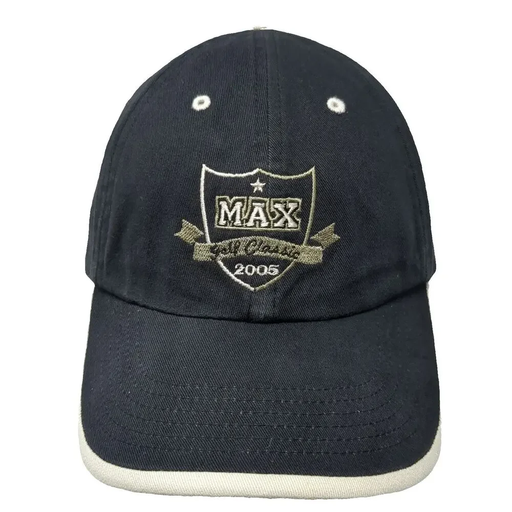 Nike Baseball Cap Black One Size Golf Classic 2005 Shield Embroidered Hat